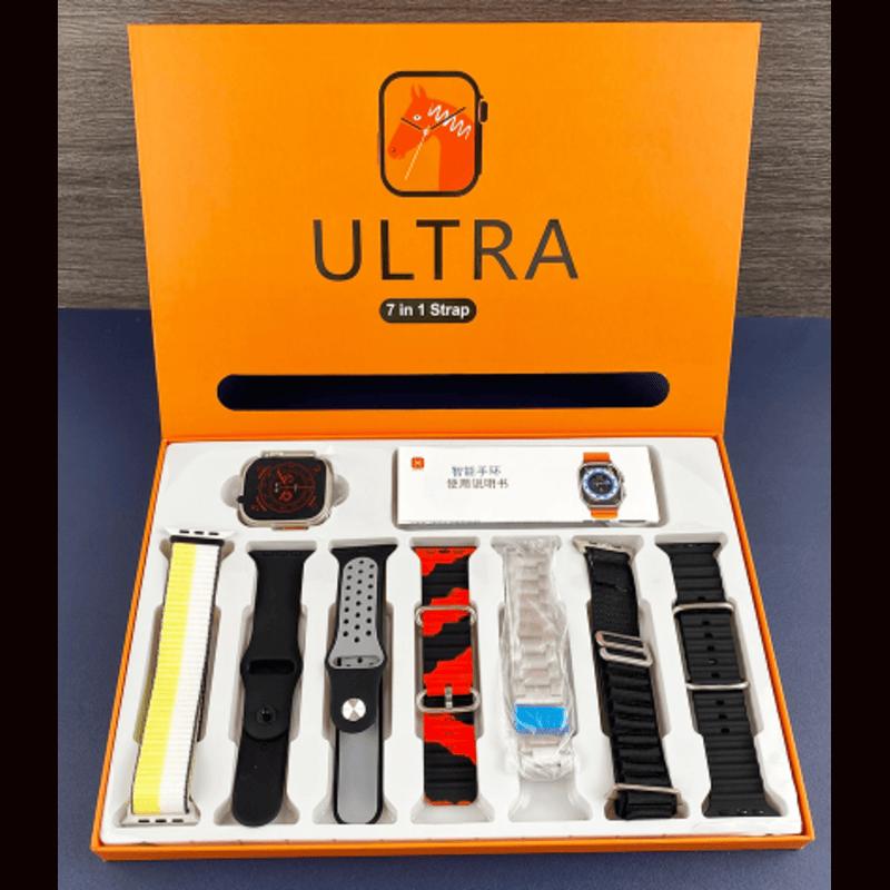 ⌚ Ultra Smartwatch – 7-in-1 Multi-Color Strap Pack 🌈 | Style Meets Smart Technology